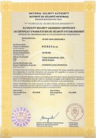 Certifikát na oboznamovanie sa s utajovanými skutočnosťami EÚ